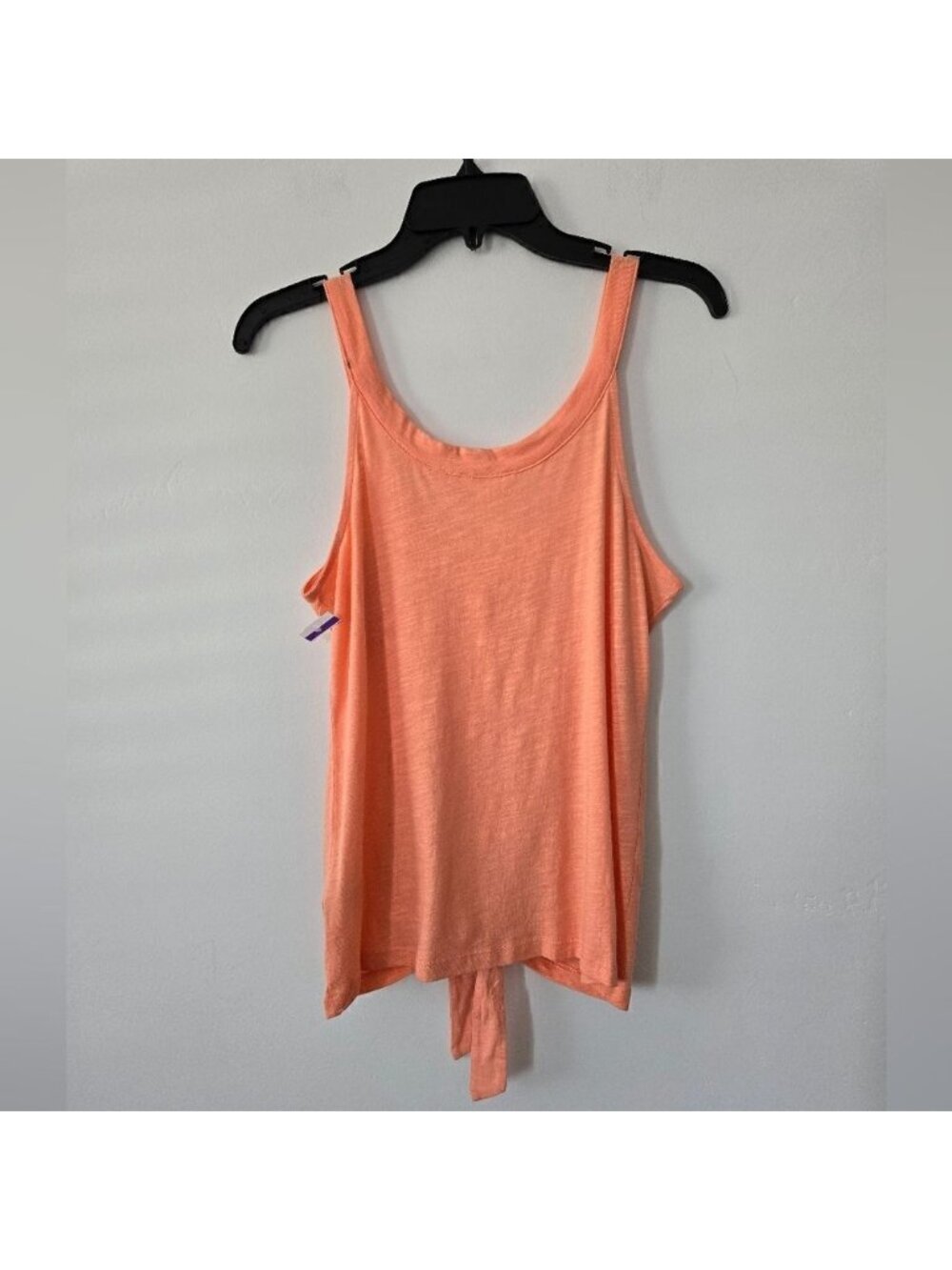Front Tie Button Top - Picture 2 of 4